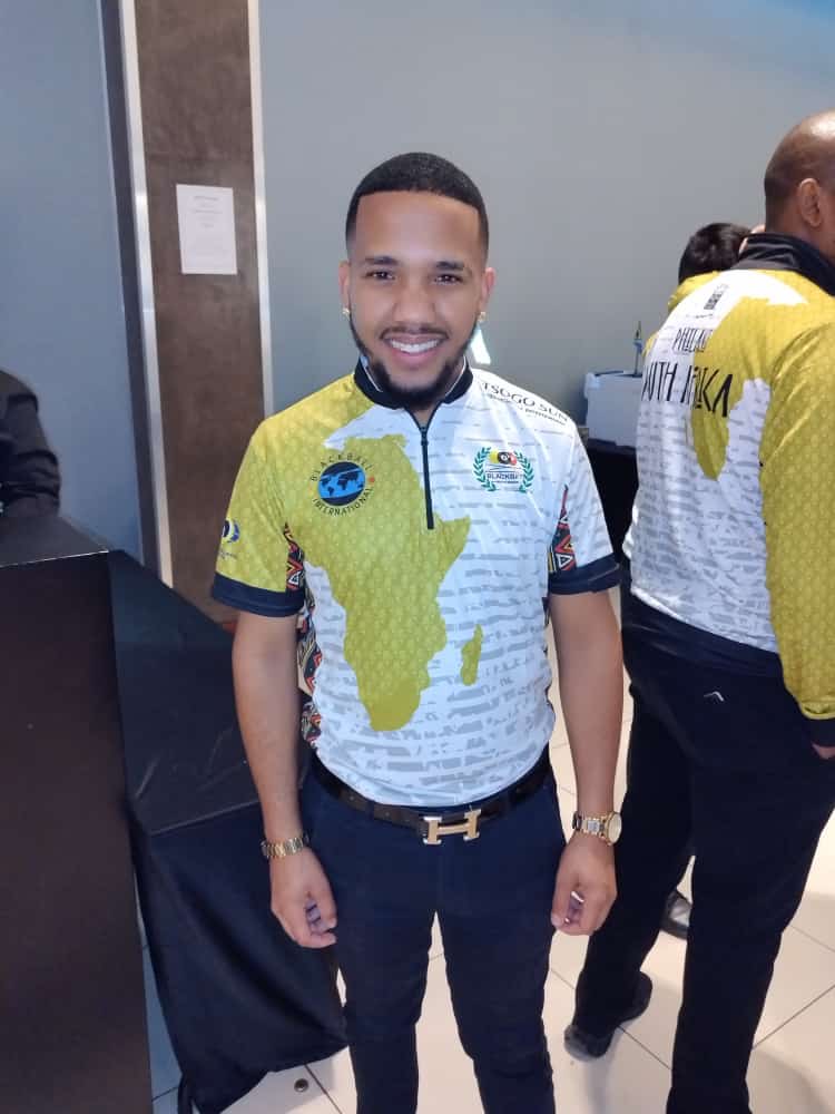 Regan Elie representing South Africa in national colours